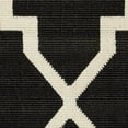 thumbnail image 3 of Oriental Weavers Marina Area Rug 7763K Black Diagonal Jagged 7' 10" x 7' 10" Round, 3 of 4