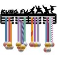 thumbnail image 2 of Kung fu Medal Hanger Display Sports Run Medal Holder over 60+ Medals Award Iron Rack Frame Wall Mount Hanging Decor, 2 of 8