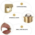 thumbnail image 5 of WORGEOUS 20 pcs  Copper Closet Door Spring Ball Catch Furniture Lock Accessories Parts, 5 of 8