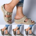 thumbnail image 2 of Dakaela Orthopedic Wedge Sandals for Women Summer Platform Slip on Sandal Dress Shoes Size 5-11, 2 of 5