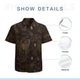 thumbnail image 7 of High Quality Hawaiian Shirts for Men Short Sleeve Aloha Beach Shirt Floral Summer Casual Button Down Shirts Blouses VT6CJU, 7 of 7
