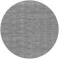 thumbnail image 1 of Ahgly Company Indoor Round Mid-Century Modern Black Eel Black Solid Area Rugs, 3' Round, 1 of 6