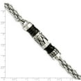 thumbnail image 5 of White Stainless Steel bracelet Men's 8.25 in 10 mm, 5 of 5