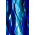 thumbnail image 2 of Campbell, Annie 11x14 Black Ornate Wood Framed with Double Matting Museum Art Print Titled - Indigo Flow II, 2 of 4
