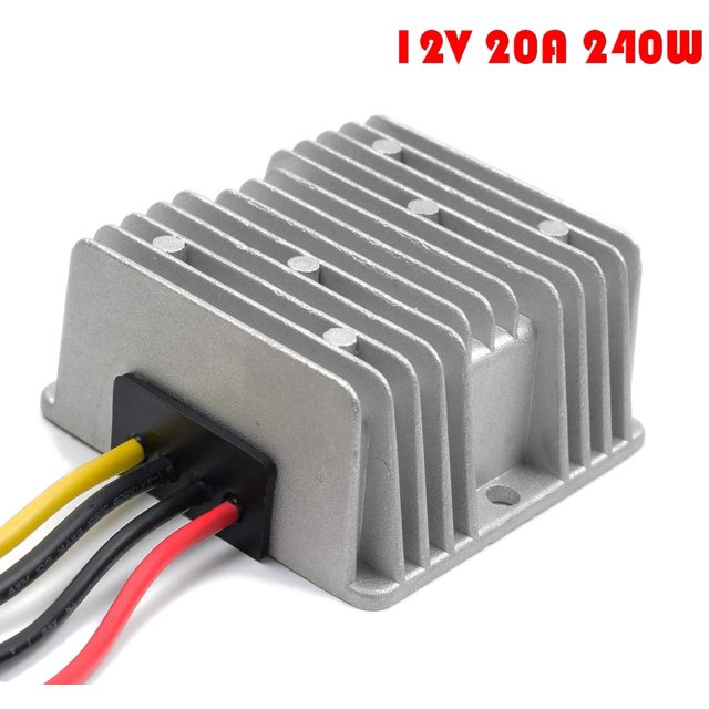 MGGi DC/DC Converter Regulator 36V 48V Step Down to 12V 20A 240W, Power Supply Module Buck Transformer, Waterproof
