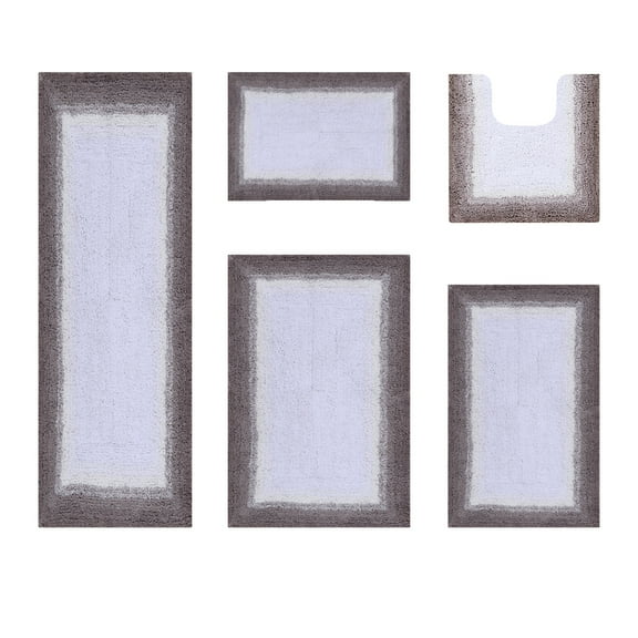 Better Trends 5 Piece Bathroom Rug Set, 100% Cotton, Extra Soft Tufted Bath Mat, Water Absorbent & Non Slip Bath Rug, (Beige) Torrent Collection