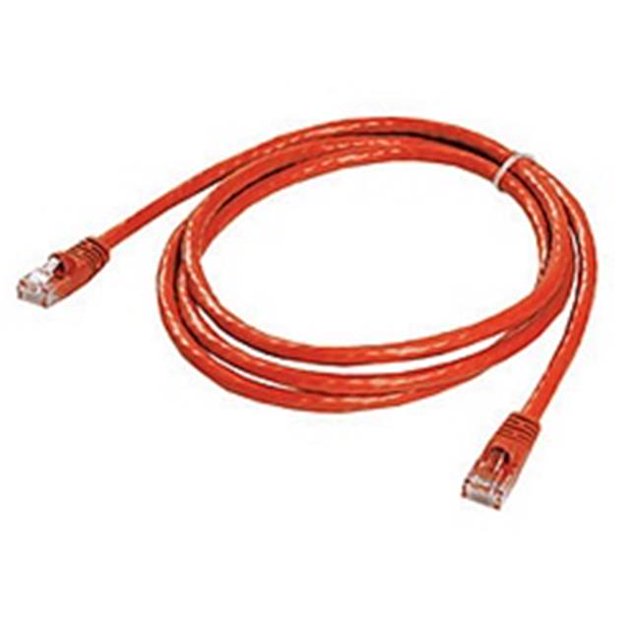 Ziotek 119 5279 CAT6 Patch Cable, with Boot 5ft, Red