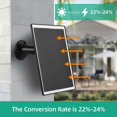 thumbnail image 3 of 10W Solar Panel for Security Camera 5V Micro-USB Port Camera Solar Panel Charger with IP65 Waterproof / 9.84ft Cable / 360 Degrees Adjustable Bracket, 3 of 5