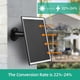 thumbnail image 3 of 10W Solar Panel for Security Camera 5V Type-C Port Camera Solar Panel Charger with IP65 Waterproof / 9.84ft Cable / 360 Degrees Adjustable Bracket, 3 of 5