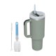 thumbnail image 2 of Termo Acero Inoxidable 40 OZ, Termos para Cafe, Termo con Popote Tapa y Asa, 1.2 Litros, Vasos Termicos Frio y Caliente, Aisladaal Aspiradora, Ideal para Agua, Te Helado o Cafe, Licuado, 2 of 3