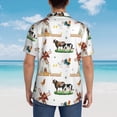 thumbnail image 6 of Daiia Cute Farm Hawaiian Shirt for Men Gentle Cotton Regular Short Sleeve Casual-X-Large, 6 of 9