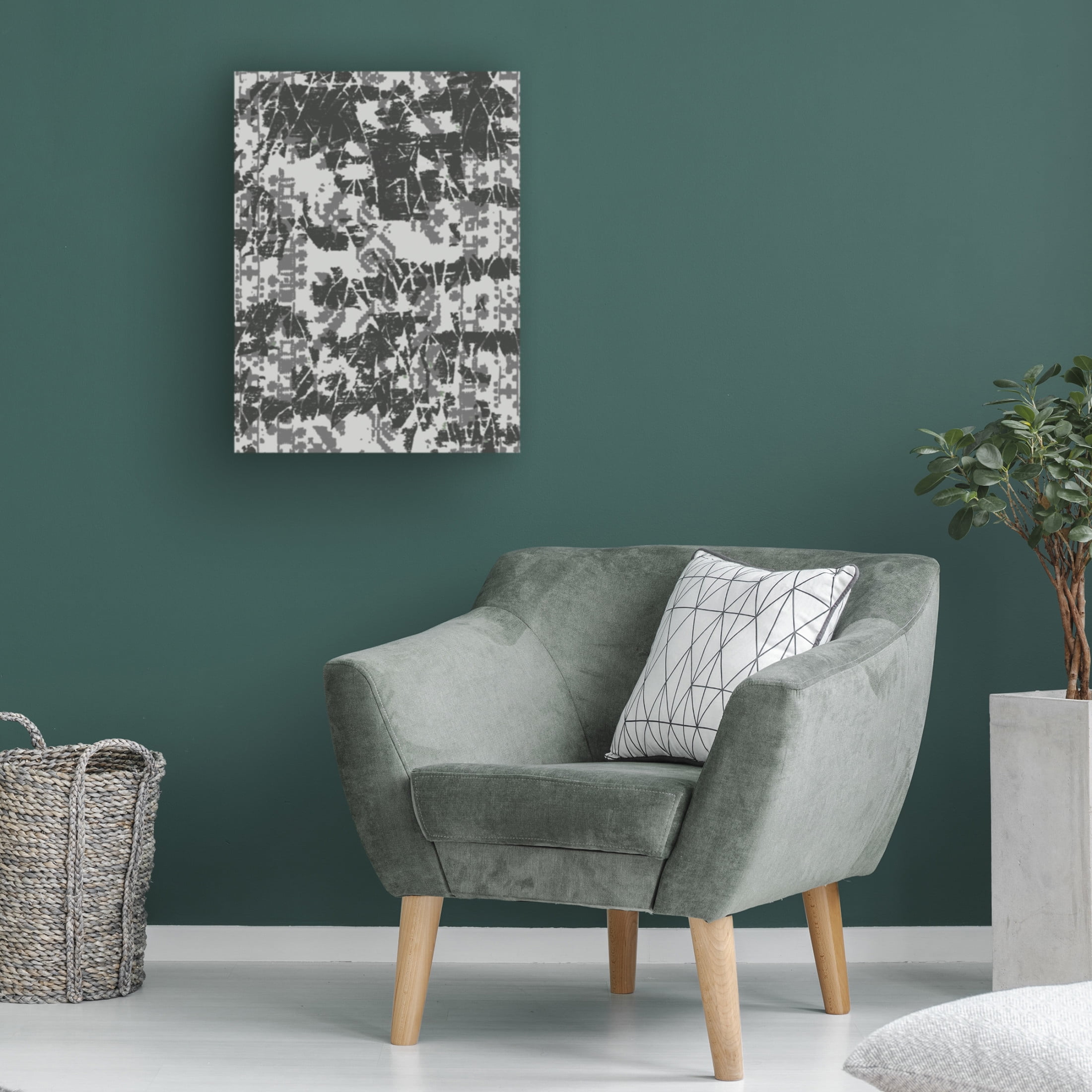 Canvas Wall Art - Maliq 'Ethno Fragments' Wall Art for Living Room, Bedroom, or Office Décor by Trademark Fine Art - 24 x 32 Inches