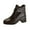 Brown, variant on Orla Women's Wide Width Casual Dress Leather Ankle Boots
