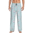 thumbnail image 2 of Goofa Milk Tea Printed Soft Pajama Pants for Men, Wide Leg Comfy Casual Lounge Yoga Pants-XX-Large, 2 of 9