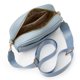 thumbnail image 1 of Bolsa bandolera de mujer Bolsa de hombro sólido de cuero de PU de moda para vacaciones (Azul) Likrtyny Para Estrenar, 1 of 8
