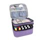 thumbnail image 5 of Bolsa organizadora de de uñas de doble capa, bolsa de aceite esencial grande desmontable portátil para herramientas de manicura, taladro jinwen Bolsas de almacenamiento de esmalte de uñas, 5 of 6
