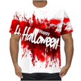 thumbnail image 2 of Camisetas de Manga Corta para Hombre Blusa de Manga Corta de Cuello Redondo Impresa, Top de Moda Casual para Hombres de Uso Diario Y Al Aire Libre, 2 of 4