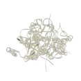thumbnail image 1 of 20 Joyas de Bronce Pendiente Gancho Alambre Francés Sunnimix Blanco Plateado, 1 of 5