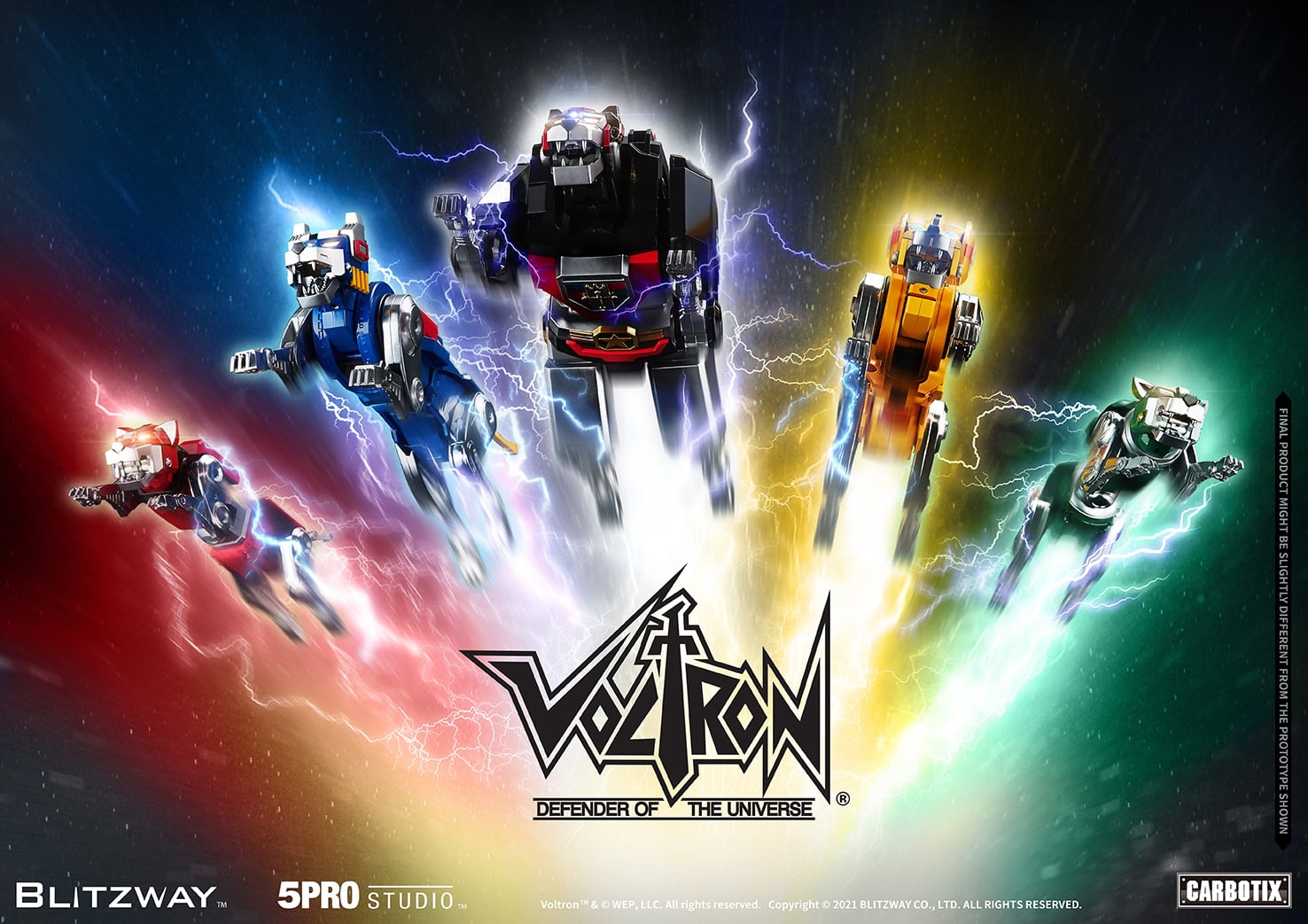 Amazon.com: Blitzway - Voltron, 5Pro Studio CARBOTIX Series