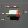 thumbnail image 2 of Scienceny Micro 130 DC Motor Metal Four Wheel Toys Appliance Electric Mini Remote Car DIY Control Motors Parts for Children Gifts Type1 NO1, 2 of 5