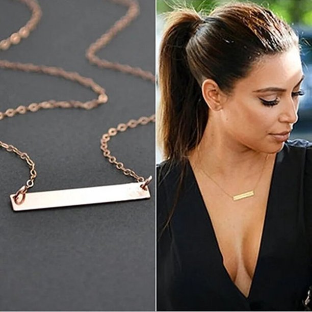 Collar con colgante de bloqueo europeo para mujer, gargantilla de cadena de Color dorado exagerado, personalidad, nuevo
