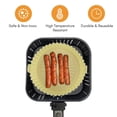 thumbnail image 3 of 14.5cm/5.7inch Air Fryer Liner Reusable Silicone Air Fryer Pot Easy Cleaning Round Silicone Liner Replacement For Parchment Paper Liners, 3 of 5