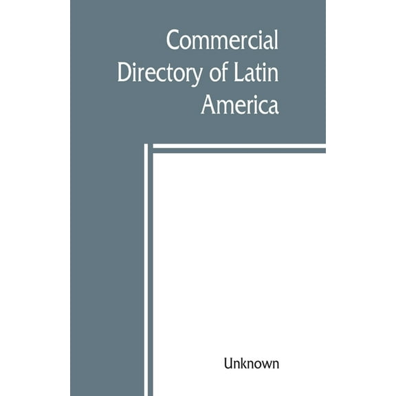 Commercial directory of Latin America, (Paperback)
