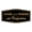 Black Gold, variant on Signs ByLITA Fancy Chase Your Passion Not Perfection Durable ABS Plastic | Laser Engraved | Easy Installation | Elegant Design Sign (Black) - Small