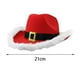 thumbnail image 4 of Sombrero de Vaquero de Navidad, Sombrero Occidental de Papá Noel, Decorativo, Ligero, de Moda, Sombrero de de Navidad, Sombrero de Papá Noel P Yuyangstore Sombrero de vaquero, 4 of 8