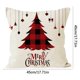 thumbnail image 3 of Fundas de almohada con diseño de árbol de Navidad de 18 x 18 pulgadas, decoración festiva para el hogar, sofá y oficina, cierre de cremallera de poliéster lavable a máquina, sin inserto Akmoler, 3 of 8