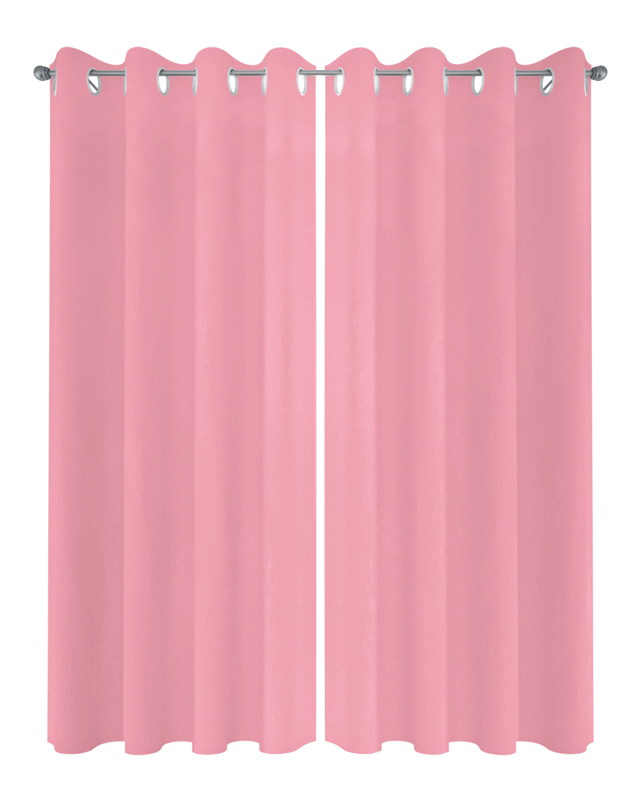 nqOlkjepod Outdoor Curtains for Patio Waterproof, Pink Outdoor Privacy Panels Grommet, Pure Pink Blackout Outside Curtains for Porch/Cabana/Pergola/Gazebo 54"x95", 2 Panels
