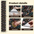 thumbnail image 4 of Peel and Stick Wallpaper Contact Paper Coloring embroidery flowers floral Self Adhesive and Removable 17.7in x 118in, 4 of 8