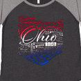 thumbnail image 4 of Inktastic Ohio Word Salad Women's Plus Size T-Shirt, 4 of 5