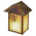 thumbnail image 4 of Meyda Tiffany 154453 Seneca 9" Tall Wall Sconce - Copper, 4 of 6