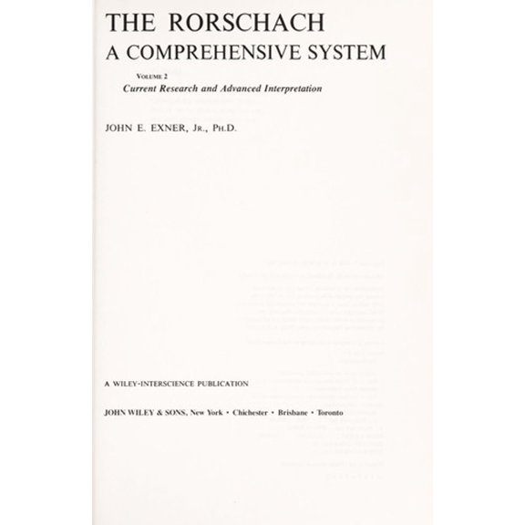 Pre-Owned Assessment of Children and Adolescents (v. 3) (Wiley Series on Personality Processes) Hardcover