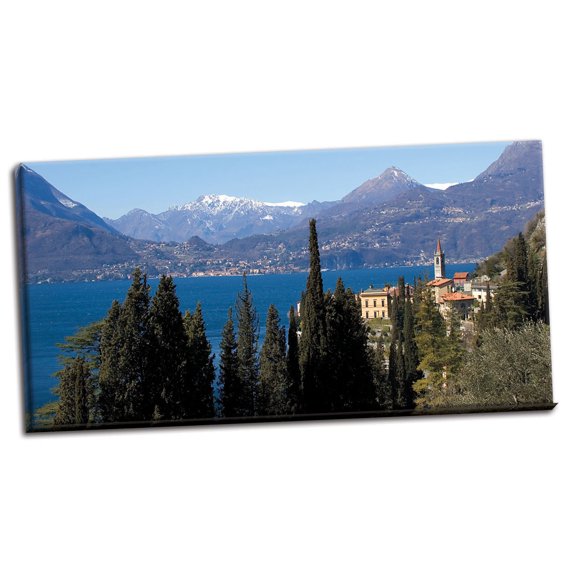 Gango Home Decor View from Varenna by Rita Crane (Ready to Hang); One 36x18in Hand-Stretched Canvas