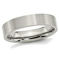 thumbnail image 1 of Bague de Mariage en Acier Inoxydable Biseauté 5mm, 1 of 6
