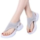 thumbnail image 4 of Mujeres señoras transpirable comodidad ahueca hacia fuera Casual cuñas malla zapatos chanclas sandalias Wmkox8yii nm7817, 4 of 9