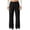 Black, variant on Ohufall Men's Pants Solid Color Comfy Sweat Pant Lightweight Everyday Wide Sport Pant