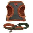 thumbnail image 3 of Plush Dog Winter Harness and Leash Set Breathable Pet Vest Warm Fleece Lined, 3 of 4