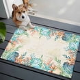 thumbnail image 3 of Entryway Rug 2'x3', Beige Coastal Small Rug for Kitchen Bathroom Door Mat Indoor Entrance, Summer Nautical Beach Coral Starfish Non-Slip Area Rugs Floor Mats Carpet Front Door Rugs, 3 of 8