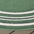 thumbnail image 4 of SAFAVIEH Cabana Rado Bordered Indoor/Outdoor Area Rug, Green/Ivory, 6'7" x 6'7" Round, 4 of 16