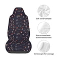 thumbnail image 4 of Fotbe Mushrooms3 Funda para Asiento de Auto con Estampado – Impermeable y Antisudor – Ajuste Universal, Lavable a Máquina, Antideslizante (1 Pieza), 4 of 5