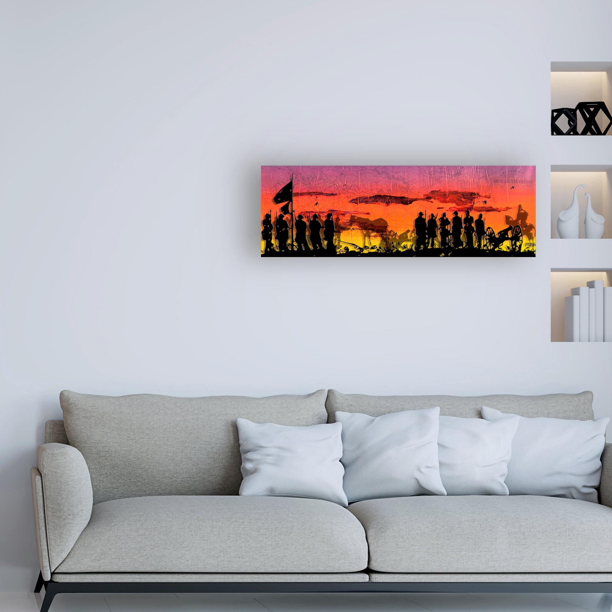 Trademark Fine Art 'Ghosts of Civil War' Canvas Art by Roderick Stevens