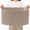 Brown, variant on Large Blanket Basket,Woven Rope Basket Storage Bin with Handles,65L Rectangle Laundry Basket for Magazines,Clothes,Newspaper Shelf Organization,White & Brown
