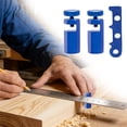 thumbnail image 1 of Adequately Built Stair Gauge Tool designed with hex flat structure to support various woodworking projects (Blue), 1 of 7