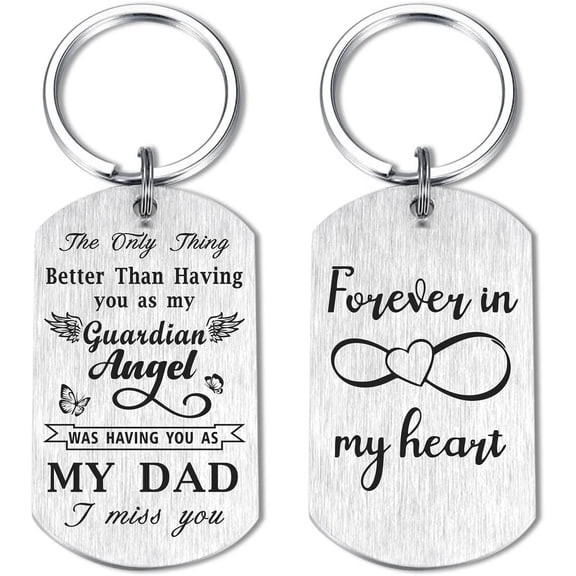 Memorial Gifts for Men Women, Sympathy Gift Keychain, In Memory of Loved Ones Keepsake Ornaments