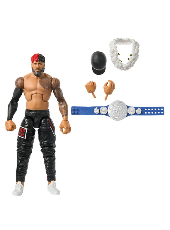 WWE Top Picks Elite Collection Jimmy Uso Action Figure & Accessories, Posable Collectible (6-in)