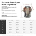 thumbnail image 7 of Sigee Elephant in Smoke Print Men's Shirts Casual Button Down Short Sleeve Summer Beach Shirt Hawaiian Vacation Shirts Tee Shirt-Medium, 7 of 7