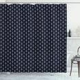thumbnail image 1 of Ambesonne Anchor Shower Curtain, Romantic Cruise Trip, 69"Wx84"L, Black Vermilion White, 1 of 3